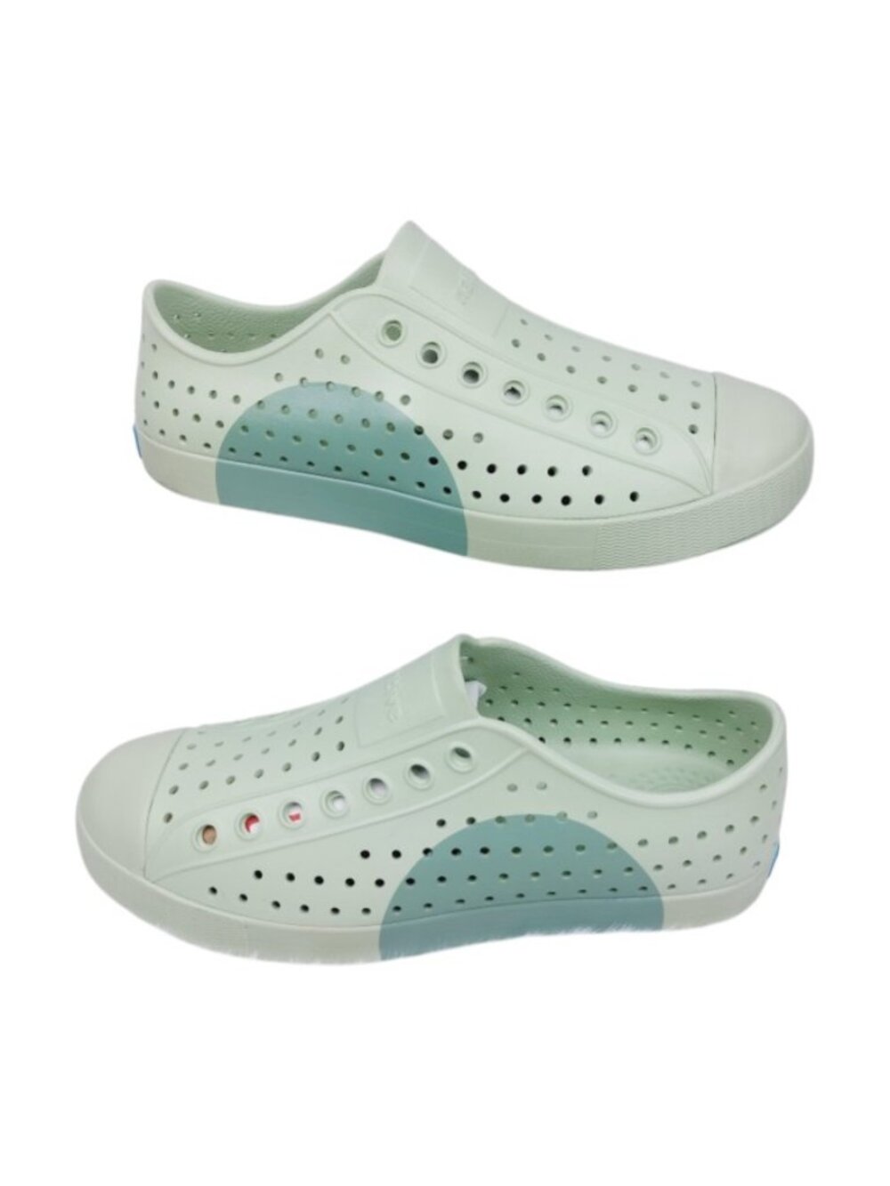Native Women's Jade Green Jefferson Slip-On Water Sneaker Shoes Size 8